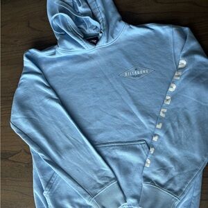 Billabong Men's Light Blue Hoodie